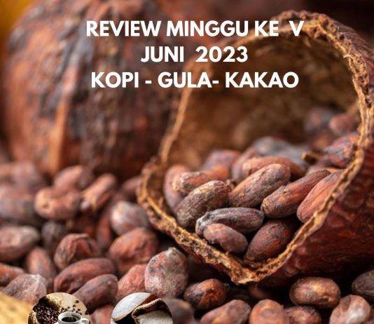 review minggu V Juni, kopi,gula, kakao